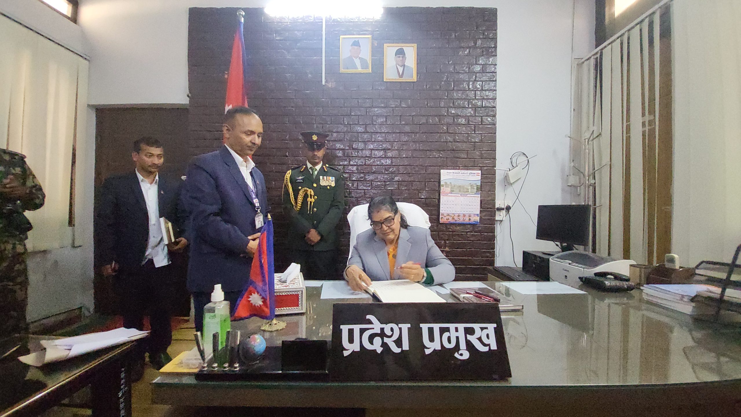 मधेश प्रदेश प्रमुखद्वारा दुई विधेयक प्रमाणीकरण