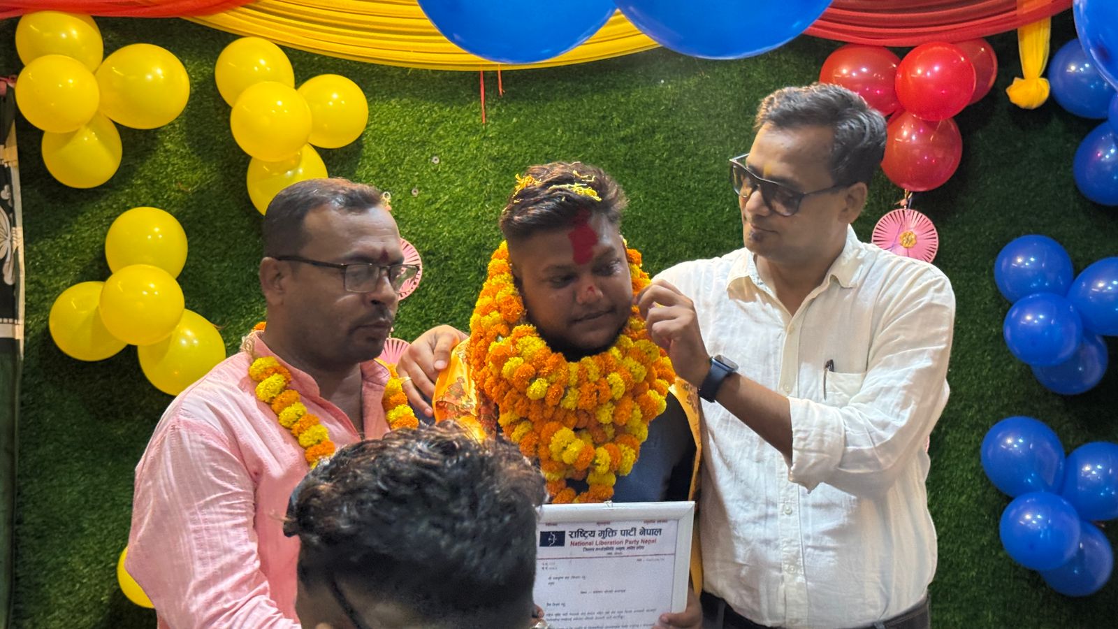 राष्ट्रिय युवा मंच धनुषा अध्यक्षमा साहलाई मनोनीत