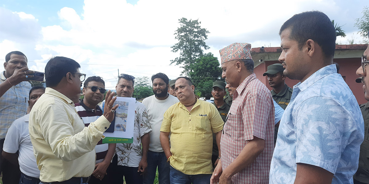 वीरगन्ज महानगरपालिकाले पानीको स्रोत खोज्दै