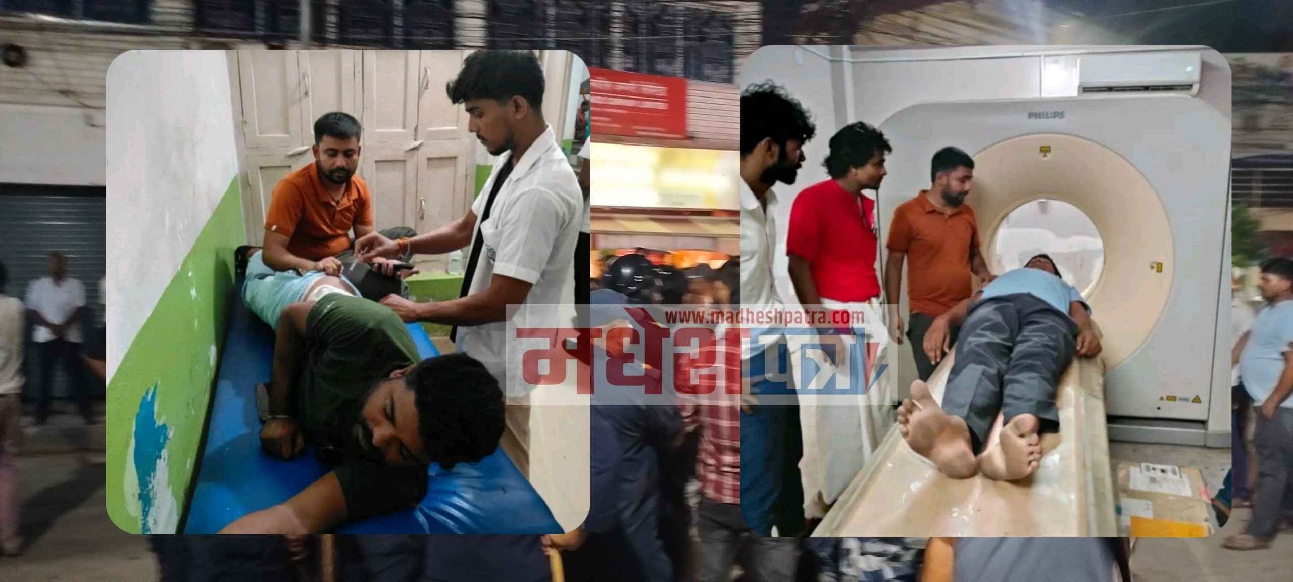 प्रहरी र प्रदर्शनकारीबीच झडप ,जसपाका दुई युवा नेता घाइते