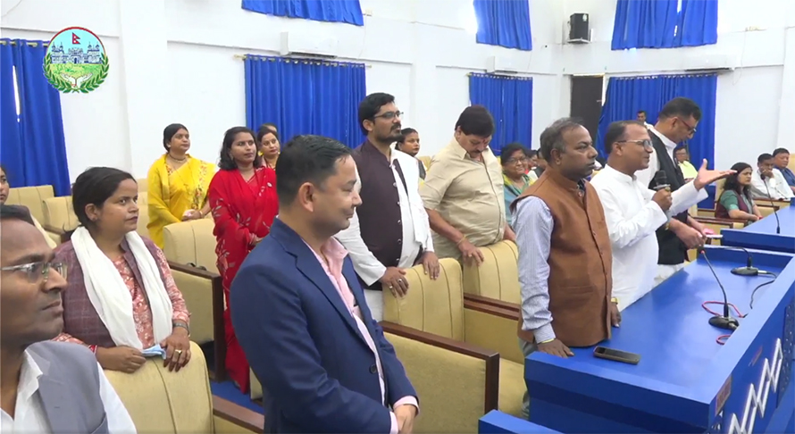 अर्थमन्त्री यादवको राजीनामा माग्दै सदन अवरुद्ध