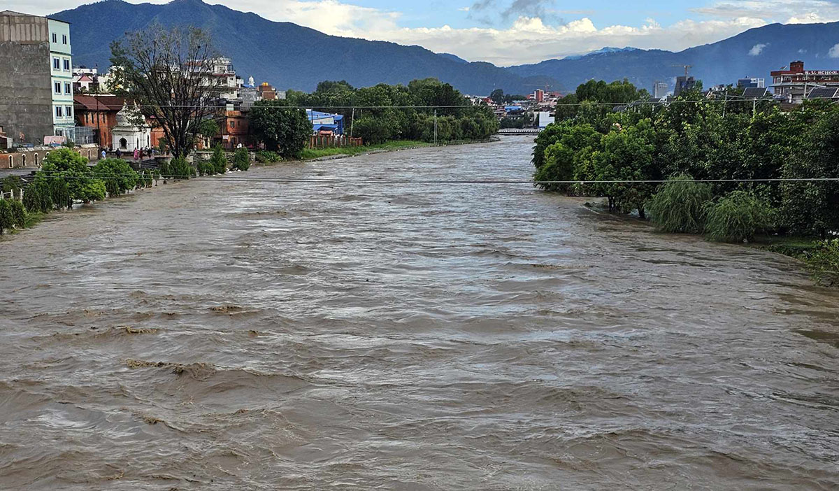 वाग्मतीमा जलसतह सतर्कता तह पार, सावधानी अपनाउन आग्रह