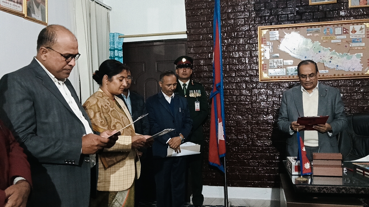 मधेश प्रदेशमा मन्त्रिपरिषद् विस्तार, दुई मन्त्रीले लिए शपथ