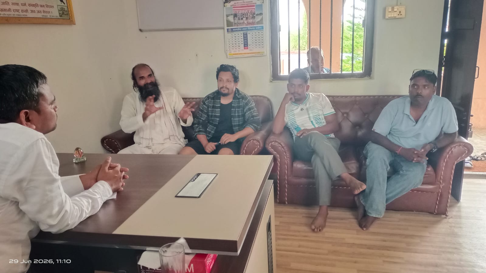 किसानलाई समयमै सिँचाइ पानी उपलब्ध गराउन रास्वपाको डेलिगेसन